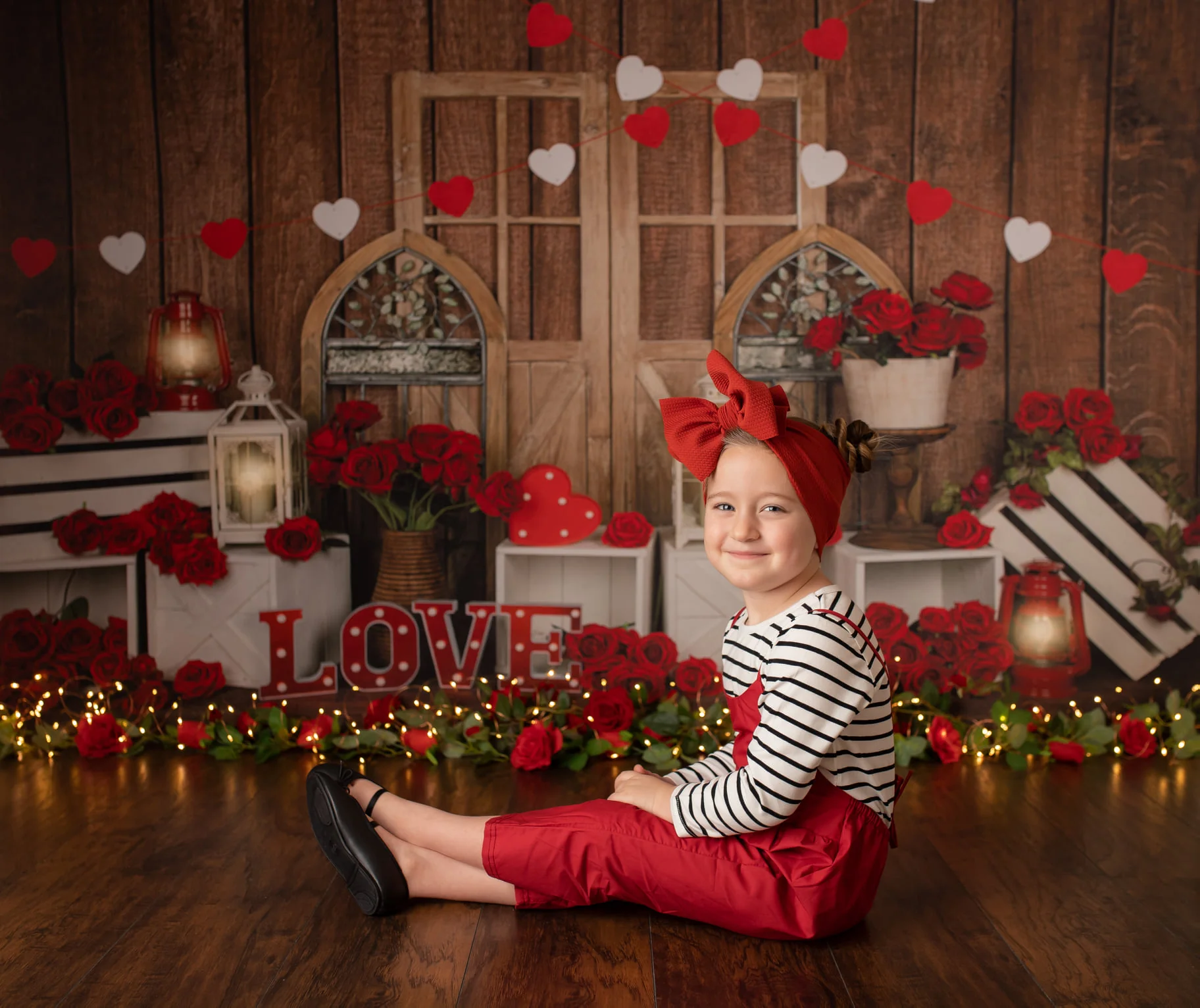 Kate Valentine's Day Love Roses Backdrop Designed by Emetselch - Image 7