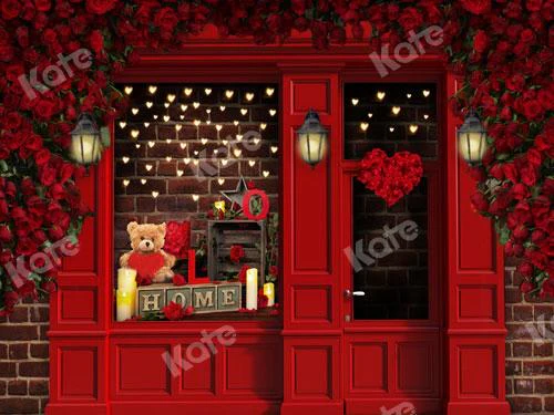 Kate Valentine's Day Rose Shop Backdrop Designed By JS Photography - Image 2