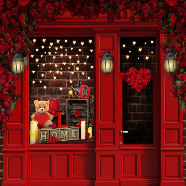 Kate Valentine's Day Rose Shop Backdrop Designed By JS Photography - Image 4
