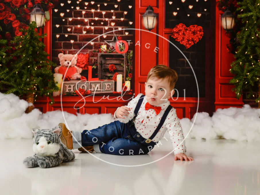 Kate Valentine's Day Rose Shop Backdrop Designed By JS Photography - Image 5