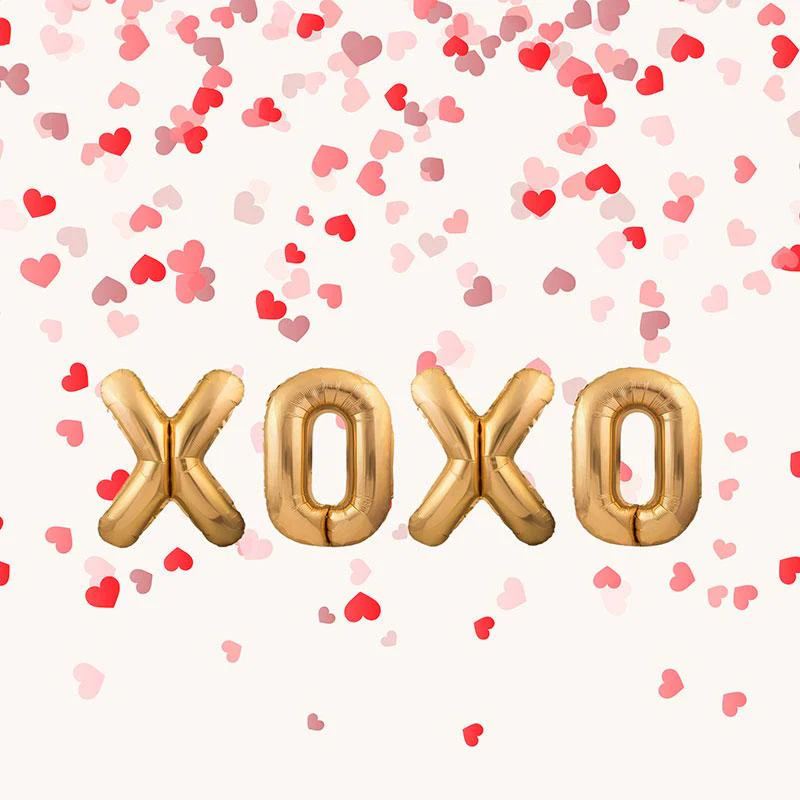 Kate Valentine's Day XOXO Backdrop for Photography - Image 2