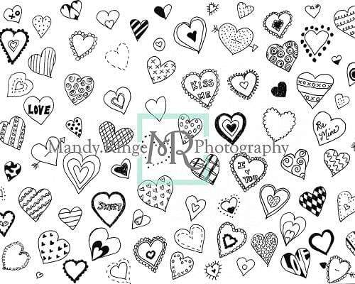 Kate Valentine's Doodles Backdrop Designed By Mandy Ringe Photography - Image 2