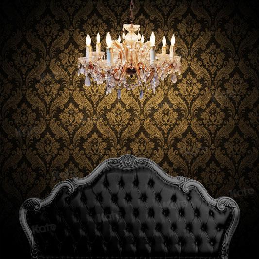 Kate Vintage Boudoir Black Headboard Backdrop Designed by JS Photography - Image 5