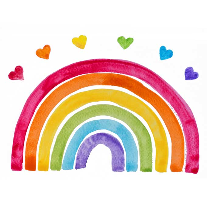 Kate Watercolor Rainbow Backdrop Designed by Mandy Ringe Photography - Image 12