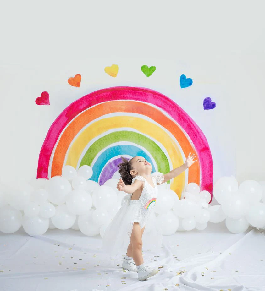 Kate Watercolor Rainbow Backdrop Designed by Mandy Ringe Photography - Image 7