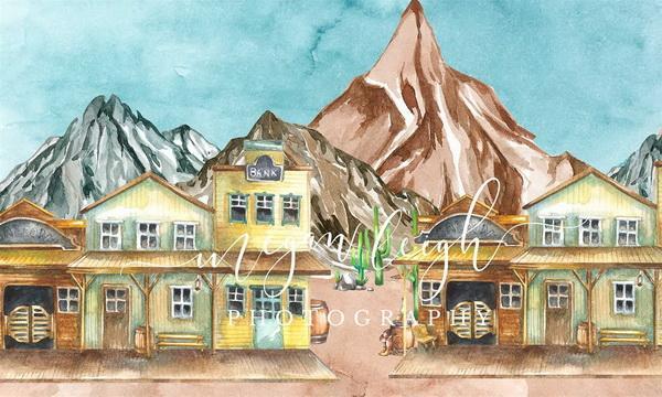 Kate Western Town Backdrop Designed by Megan Leigh Photography - Image 2