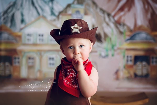 Kate Western Town Backdrop Designed by Megan Leigh Photography - Image 3