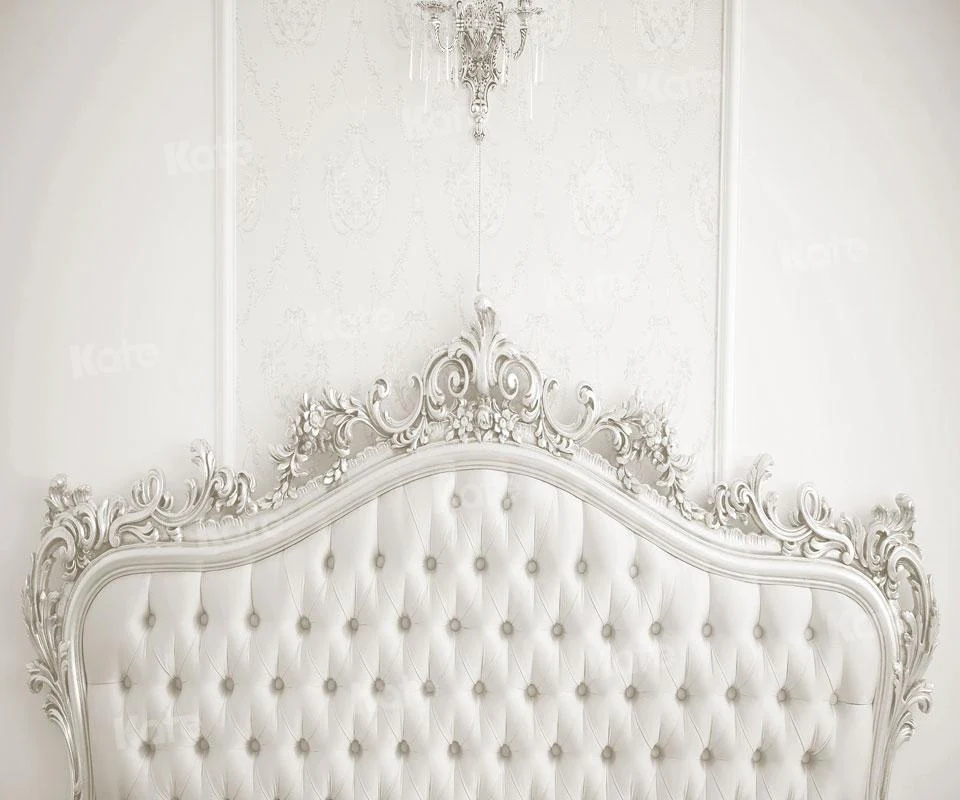 Kate White Boudoir Headboard Bedroom Backdrop Designed By JS Photography - Image 3