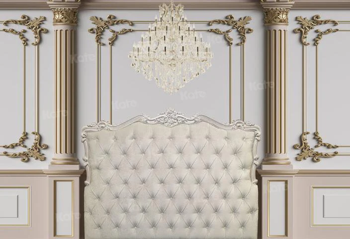 Kate White Palace Boudoir Headboard Retro Backdrop Designed By JS Photography - Image 2