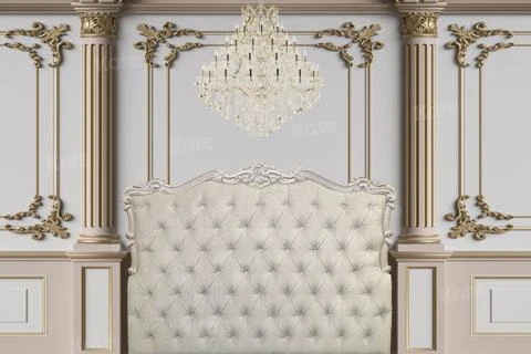 Kate White Palace Boudoir Headboard Retro Backdrop Designed By JS Photography - Image 3