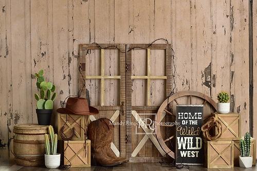 Kate Wild West Birthday Backdrop Designed by Mandy Ringe Photography - Image 2