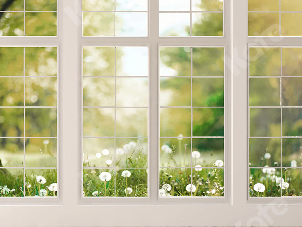 Kate Window Backdrop Spring Garden Designed by Emetselch - Image 2