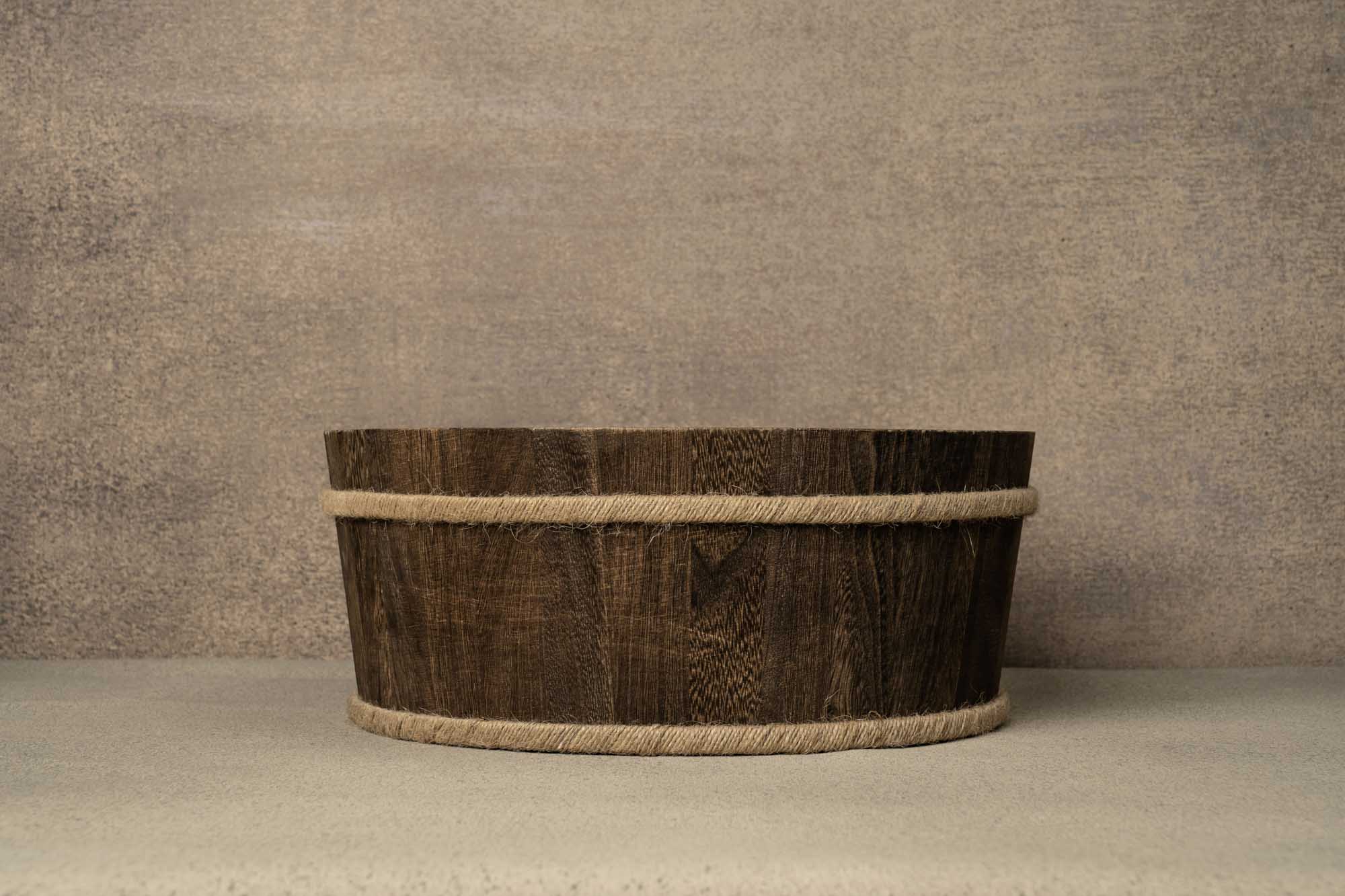 Kate Wooden Tub Newborn Photography Props - Image 3